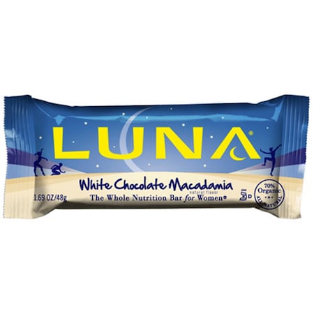 Organic White Choc MacAdamia Luna Bar
